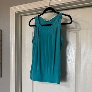 New York & Company Turquoise Tank Top